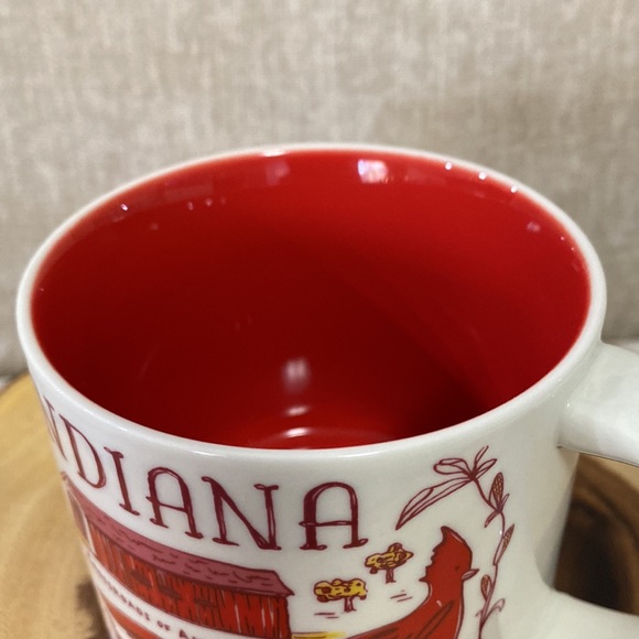 Starbucks Been There Series 2018 INDIANA Mug Across The Globe Collection 14 Oz. - Picture 5 of 8